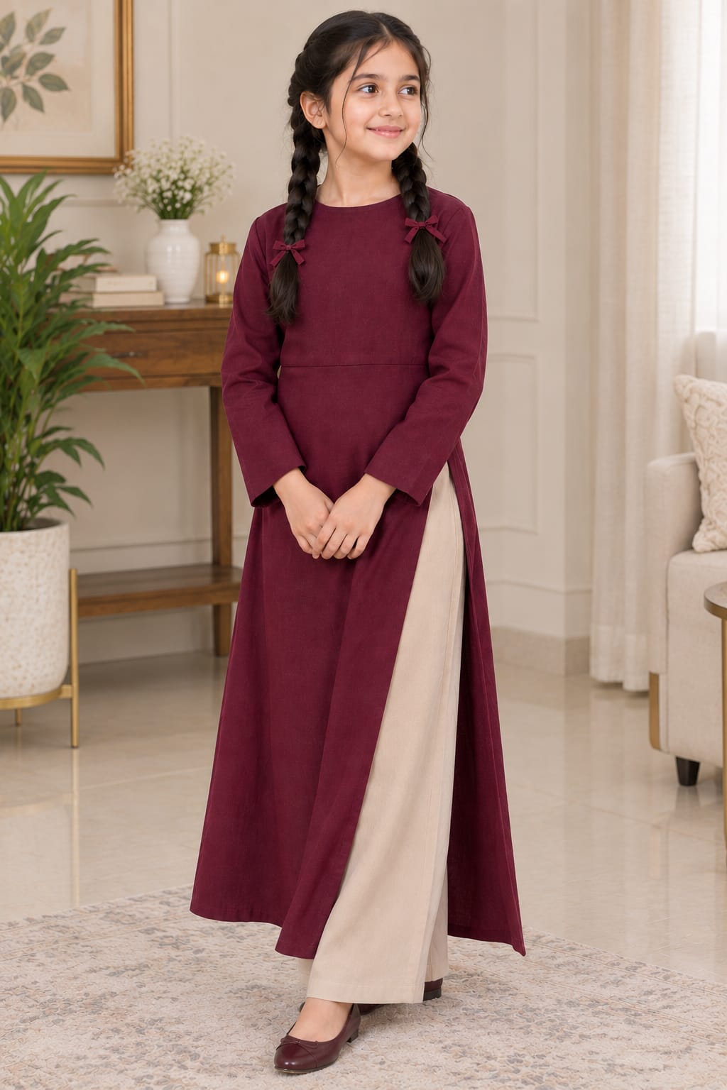 Roselle - Skin Brown Trouser
