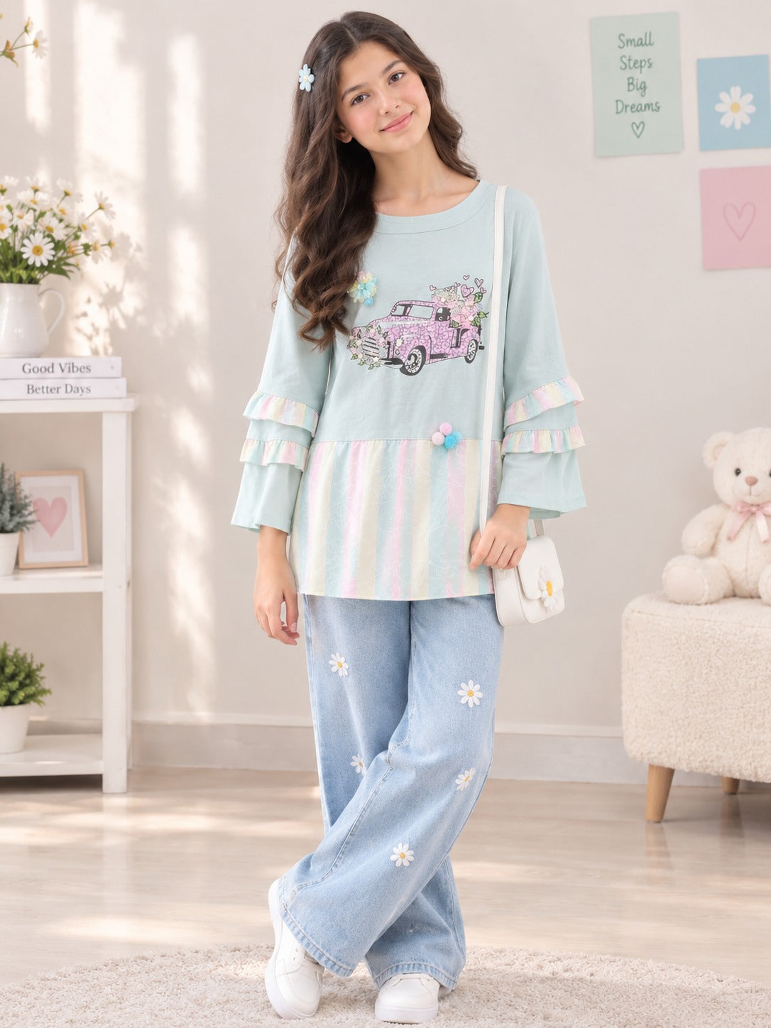Lumi Top - Ice Blue