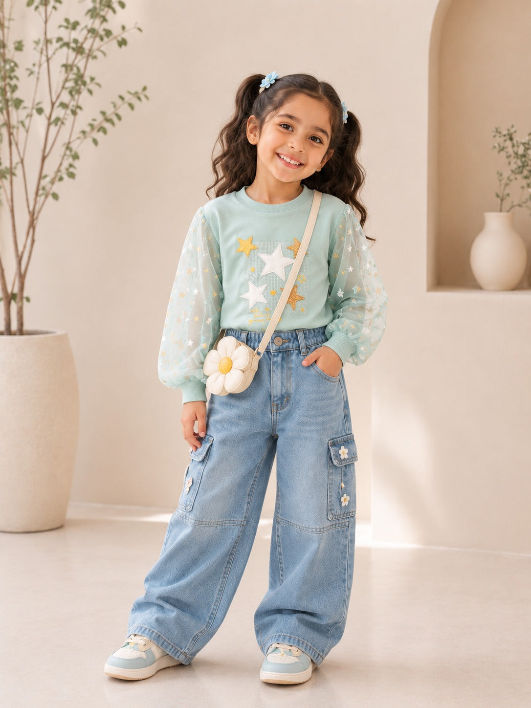 Stella Top - Ice Blue