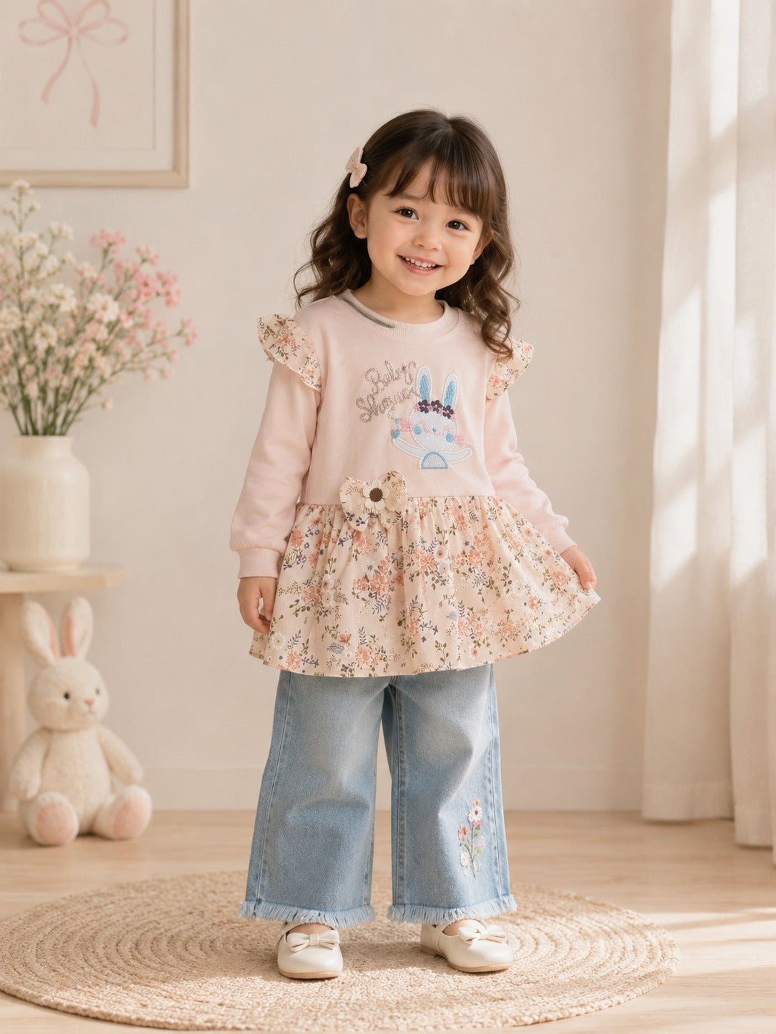 Bloom Top - Tea Pink