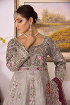 Cristiano Lux – Royal Pishwas Paired with Zari Organza, Tulle Dupatta