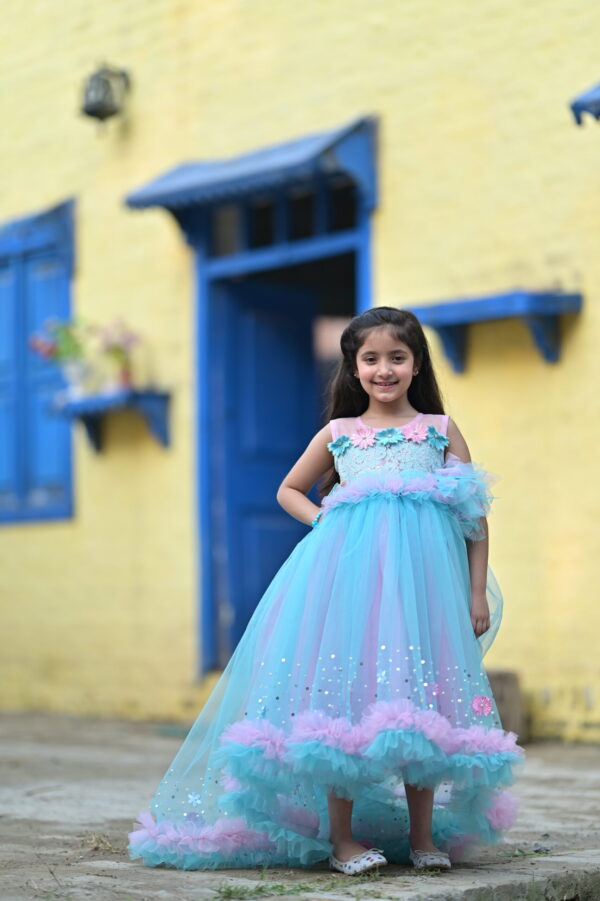 Ferozi and Pink 2 Tone