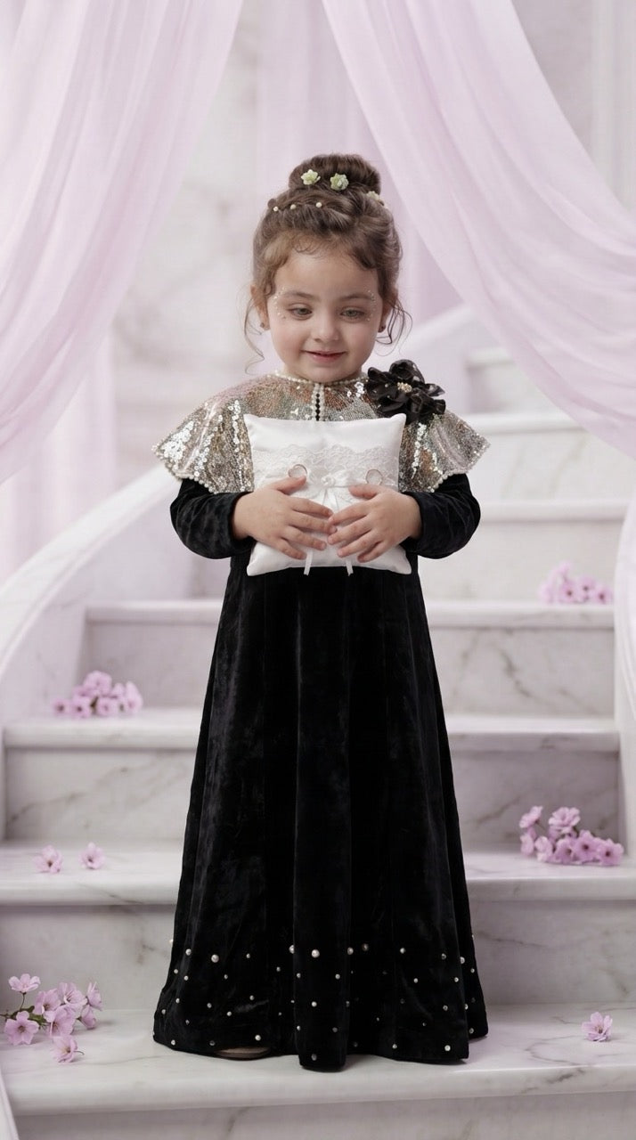 Mirha Black Valvet
