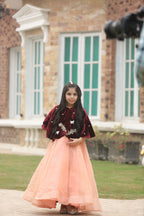 Valvet Cape Frock