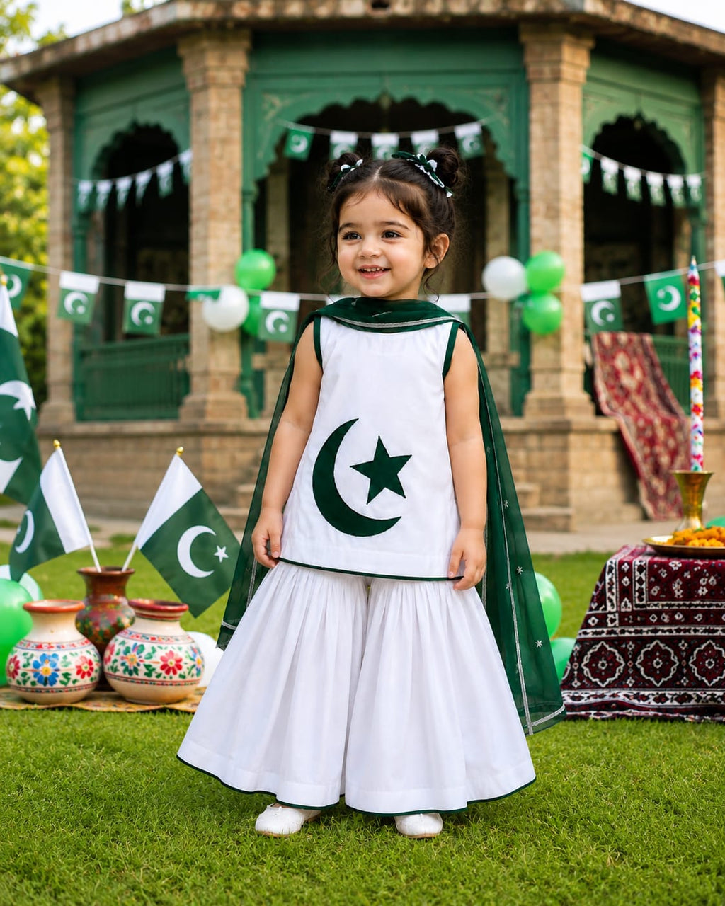 Pakistan pride princess dress
