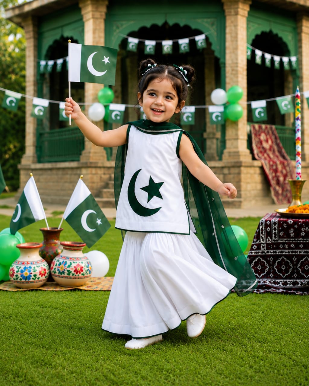 Pakistan pride princess dress