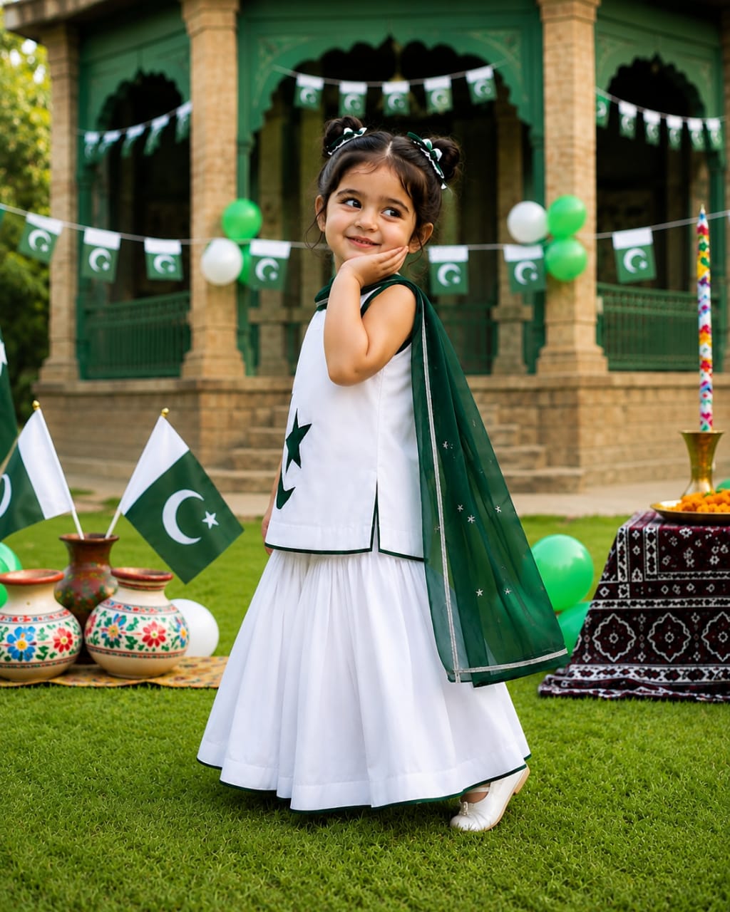 Pakistan pride princess dress
