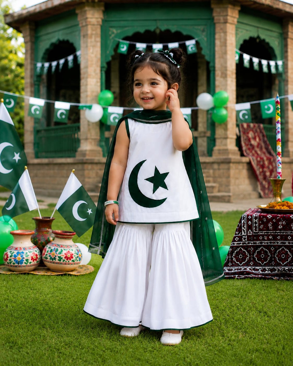 Pakistan pride princess dress