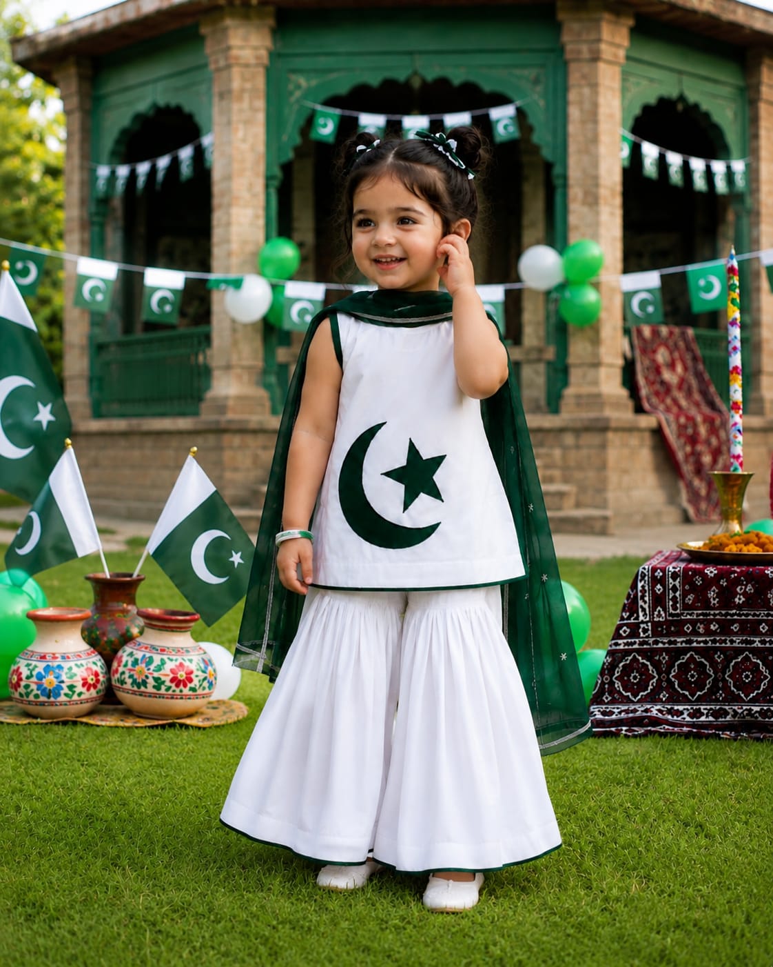Pakistan pride princess dress