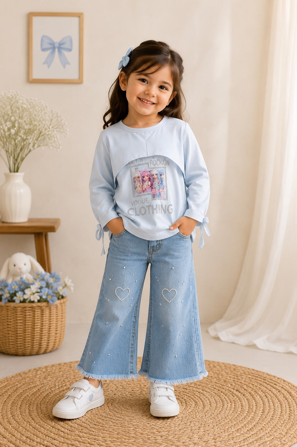 Bella Top - Sky Blue